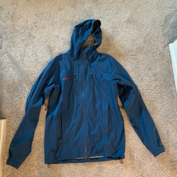Mammut Softshell Rain Jacket in Medium - Blue - Picture 4 of 4